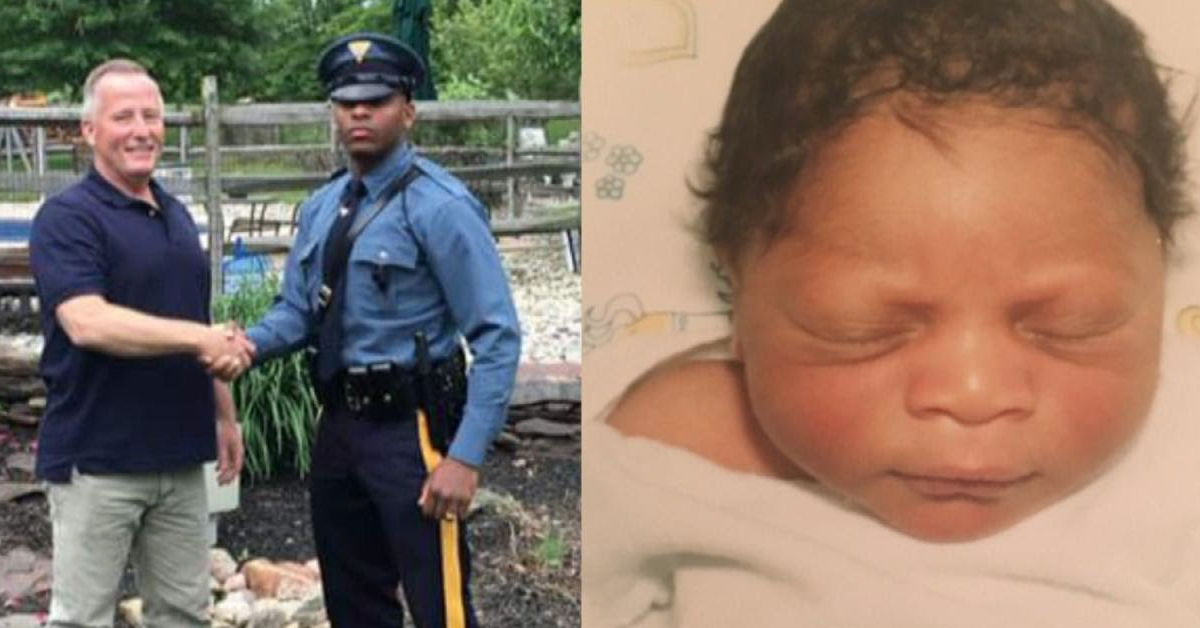 New Jersey State Trooper Pulls Over Retired Cop Who Delivered Him 27