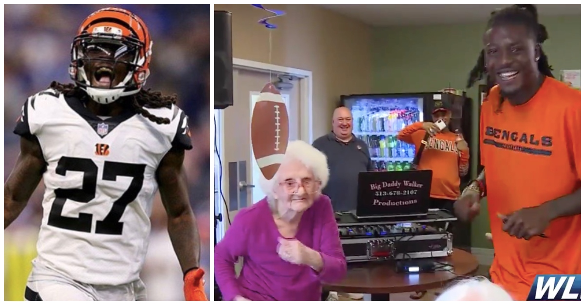 NFL Star Visits Nursing Home And Has An Epic DanceOff With 95YearOld