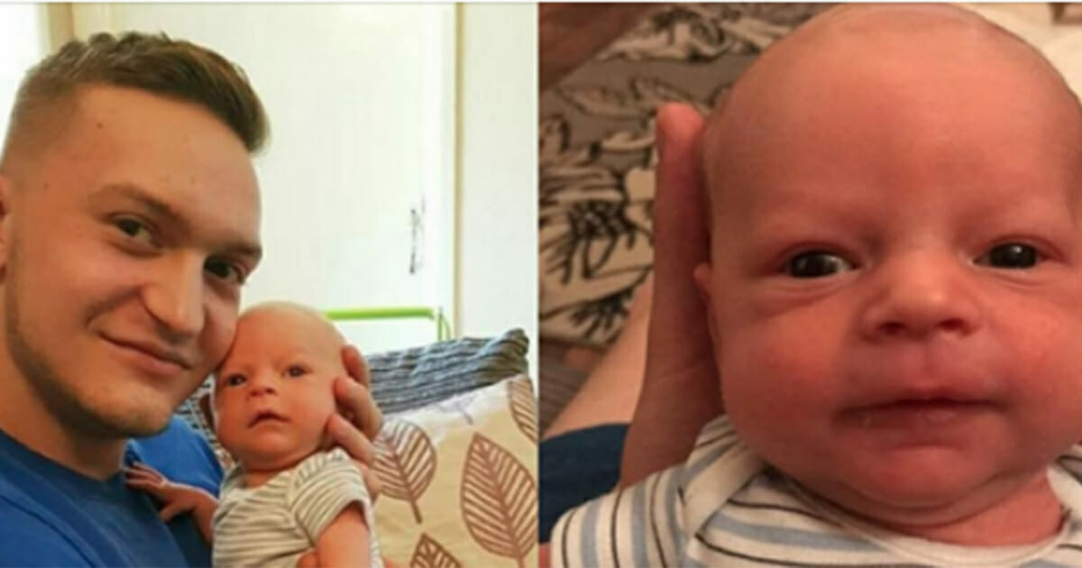 Dad falls asleep with newborn in his arms, when he wakes, his realizes ...