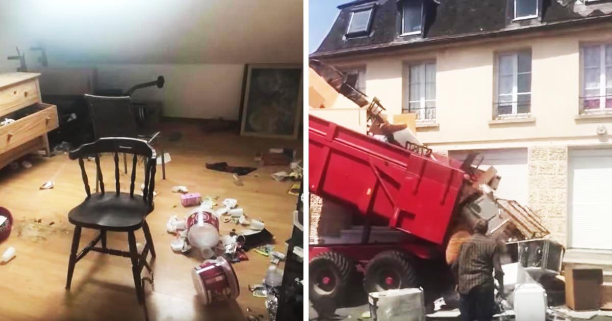 Landlord Dumps Mess Left Behind by His Former Tenants in Front of Their ...