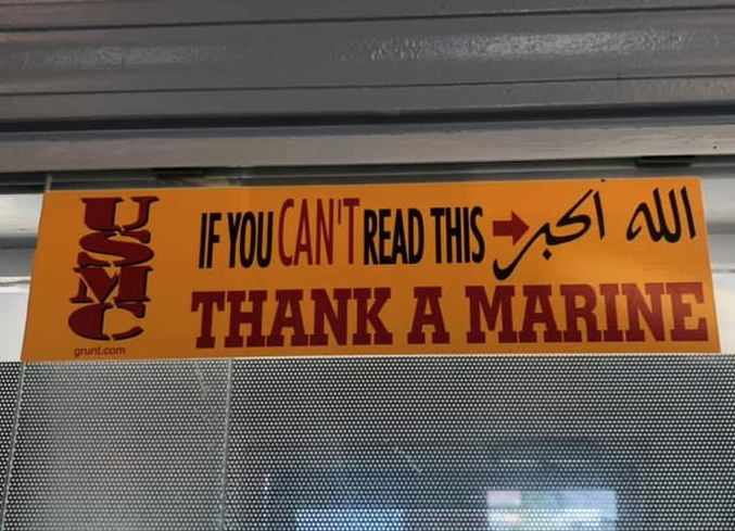 Restaurant slammed for displaying controversial bumper sticker: 'Come ...