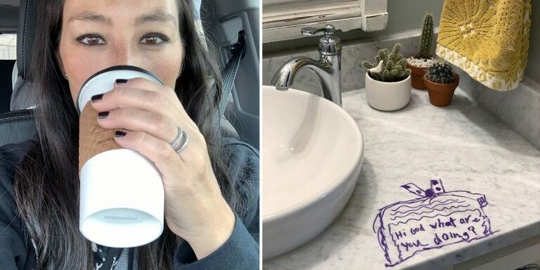 godupdates-joanna-gaines-daughter-emmie-writes-on-sink-fb