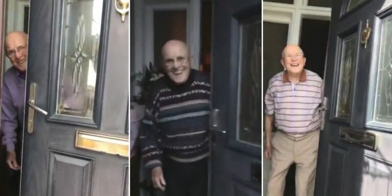grandfather-answers-doors